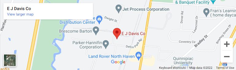 E. J. Davis Company location map